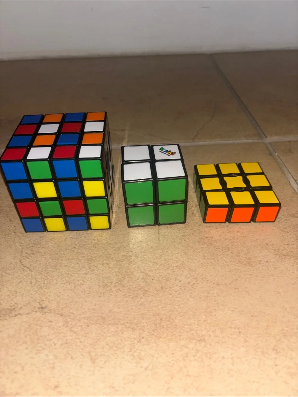 3 Classic Puzzle Cube Set - Multicolor Kids Toy - Picture 2 of 2